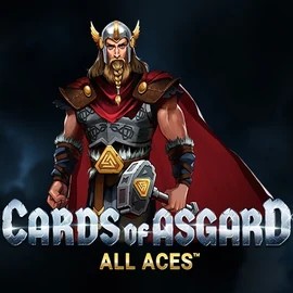 Poker logo of Cards of Asgard All Aces from Switch Studios at NeonVegas Casino