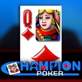Champion Poker slot logo by Spin2Win at NeonVegas Casino