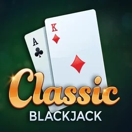 Classic Blackjack slot visual from Red Tiger Gaming available on neonvegascasino.eu