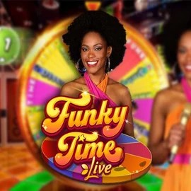 Funky Time logo – Live Casino by Evolution at NeonVegas Casino
