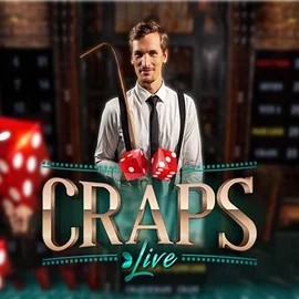 Live Casino logo of Live Craps from Evolution at NeonVegas Casino