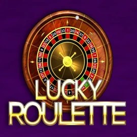 Lucky Roulette slot logo by Belatra Games at NeonVegas Casino