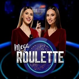 Mega Roulette online game logo by Pragmatic Play on neonvegascasino.eu