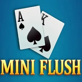 Mini Flush slot logo by TaDa Gaming at NeonVegas Casino