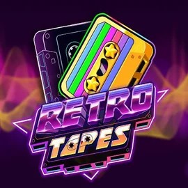 Retro Tapes logo – Slots by Push Gaming at NeonVegas Casino