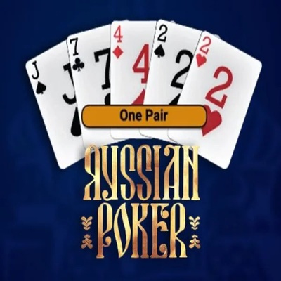 Russian Poker logo by OneTouch Games NeonVegas Casino