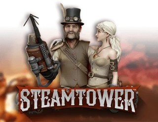 Official Slots logo: Steam Tower Slot by NetEnt at NeonVegas Casino