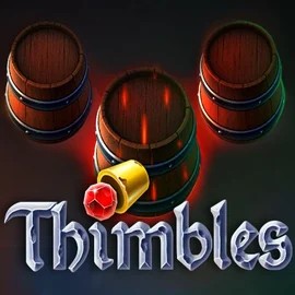 Thimbles casino game by Evoplay – featured logo at NeonVegas Casino