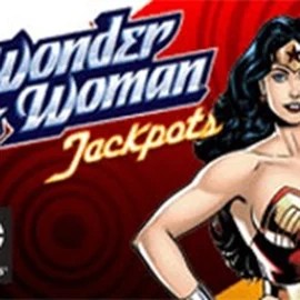 Wonder Woman Jackpots logo by Amaya at NeonVegas Casino